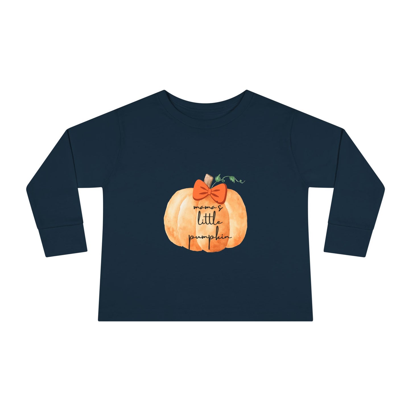 Adorable Toddler Long Sleeve Tee - 'My Little Pumpkin' Fall Shirt, Cute Halloween Outfit, Seasonal Playwear, Toddler Gift, Birthday Shirt