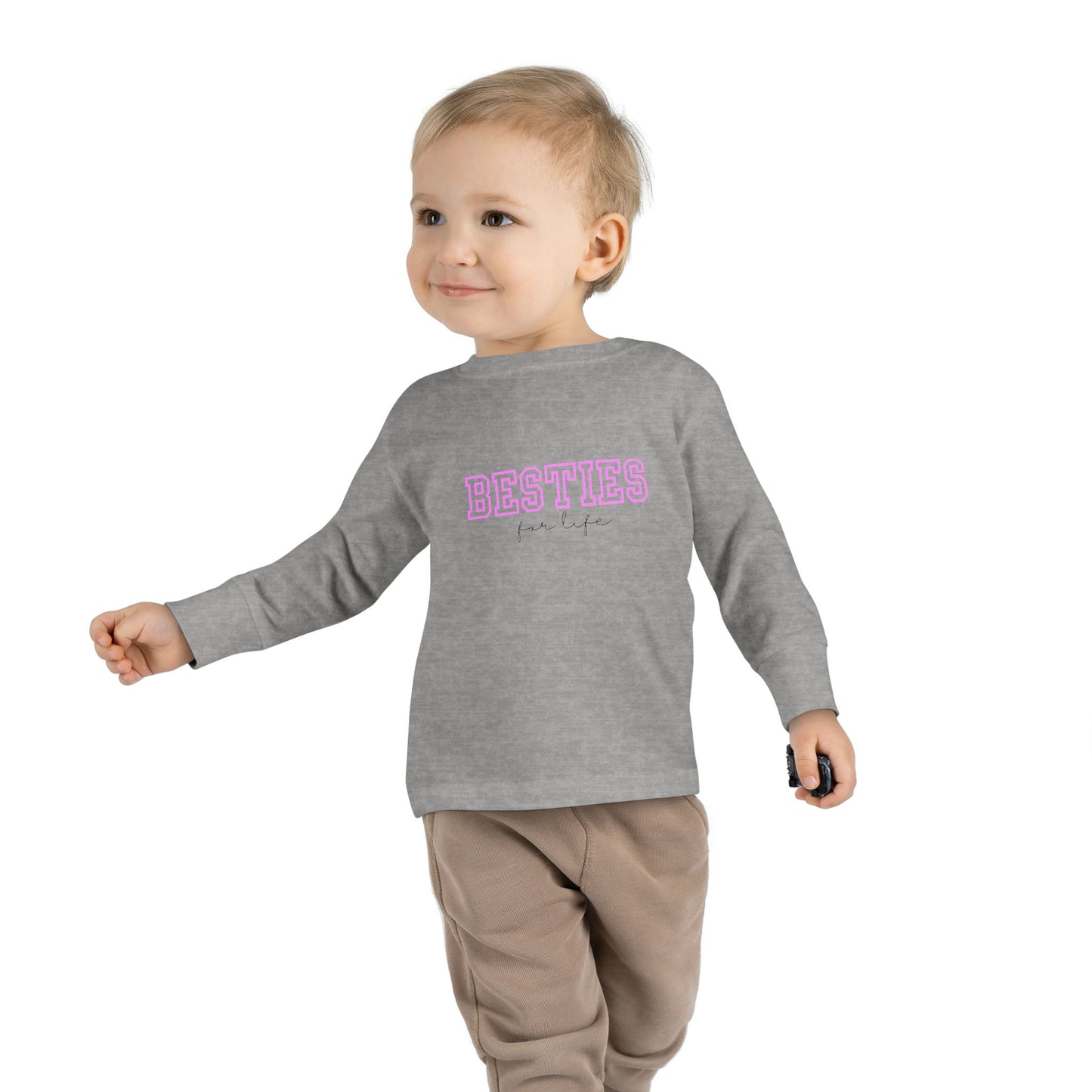 Besties Toddler Long Sleeve Tee | Matching