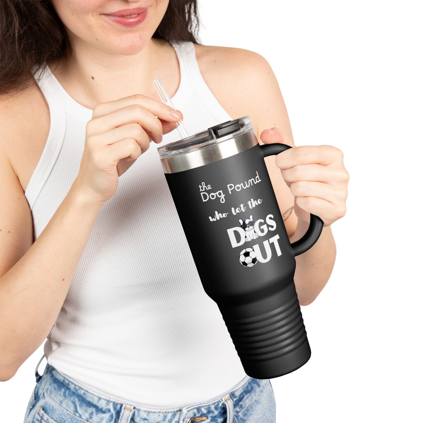 Custom Girls Soccer Tumbler | The Dog Pound Girls Soccer Team