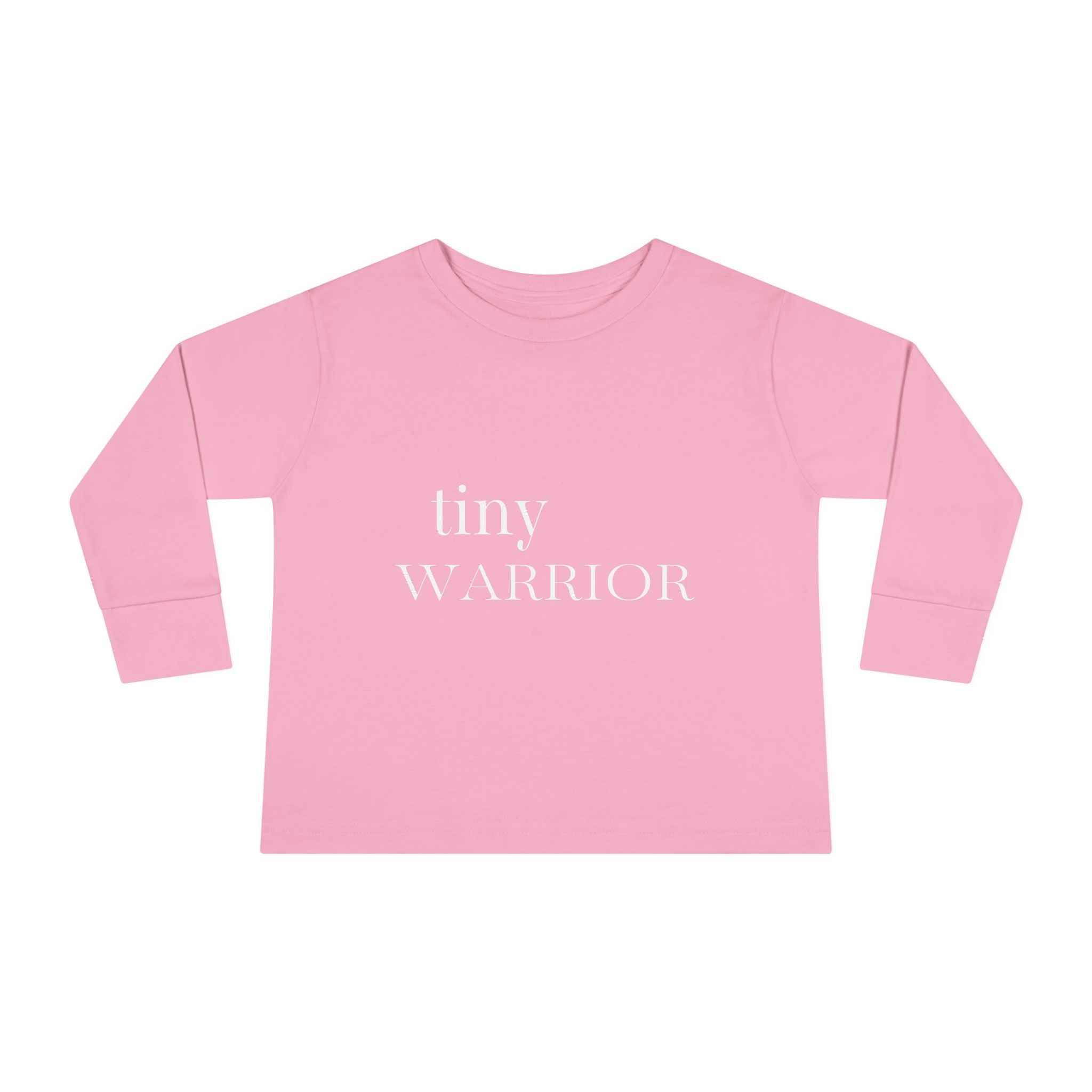 Tiny Warrior for Jesus Toddler Long Sleeve Tee