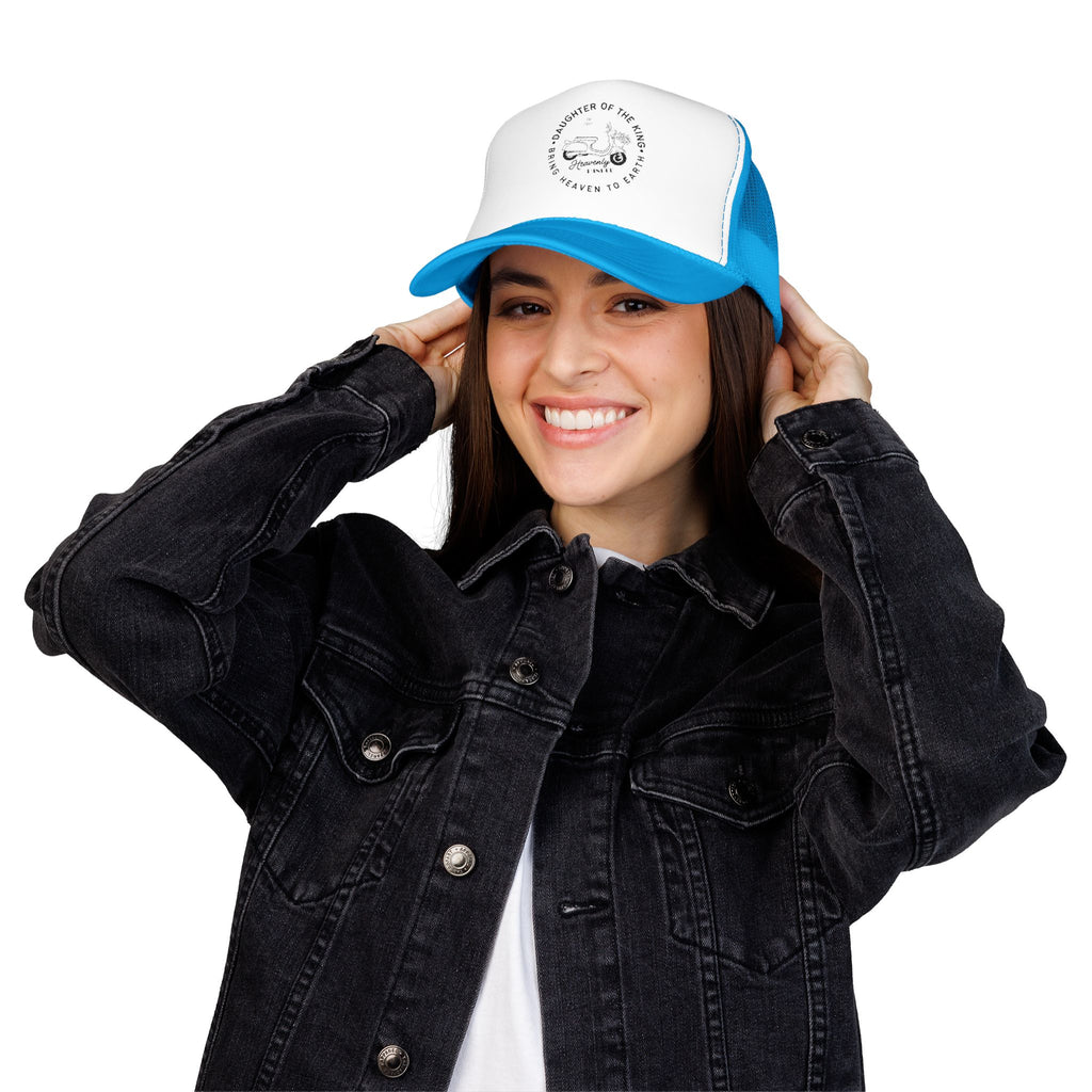 Daughter of the King Embroidered Foam Trucker Hat