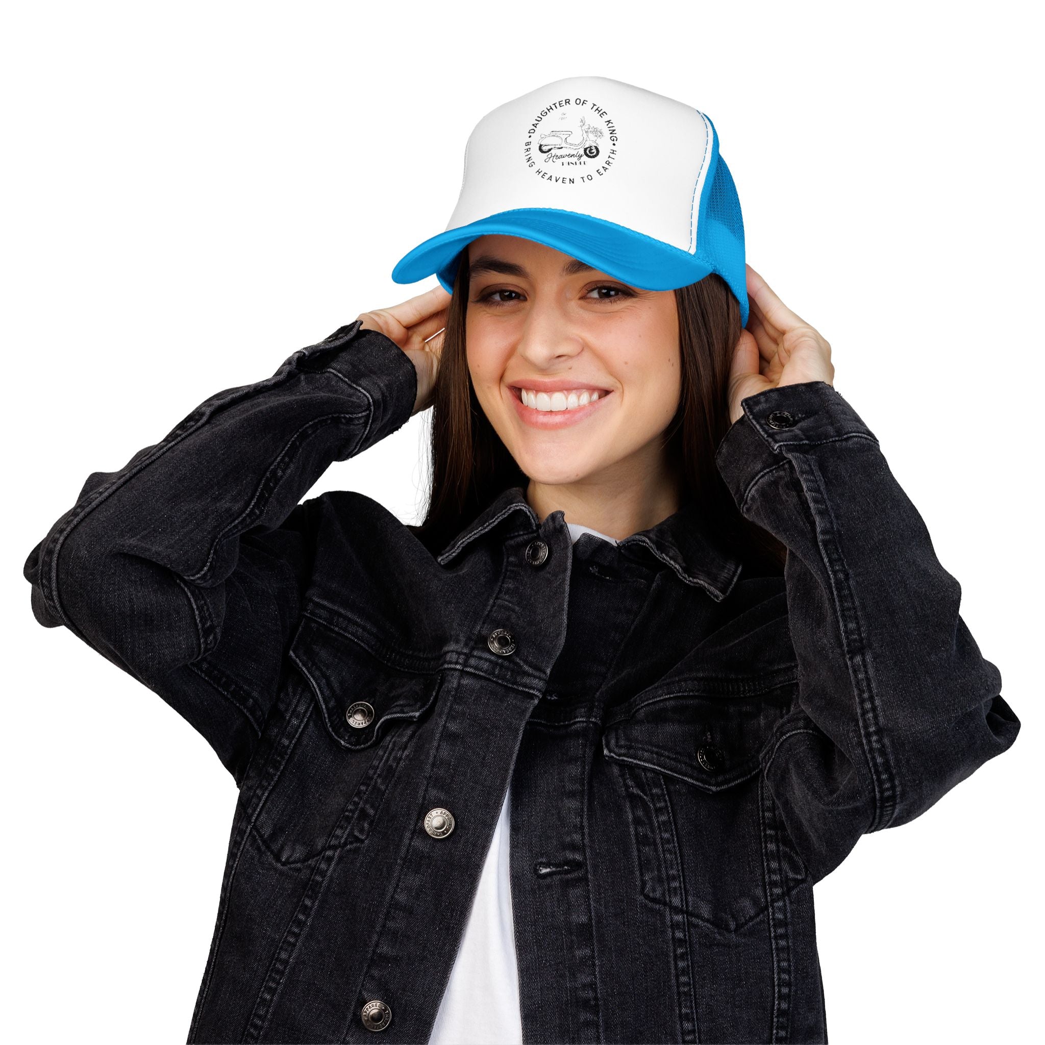 Daughter of the King Embroidered Foam Trucker Hat