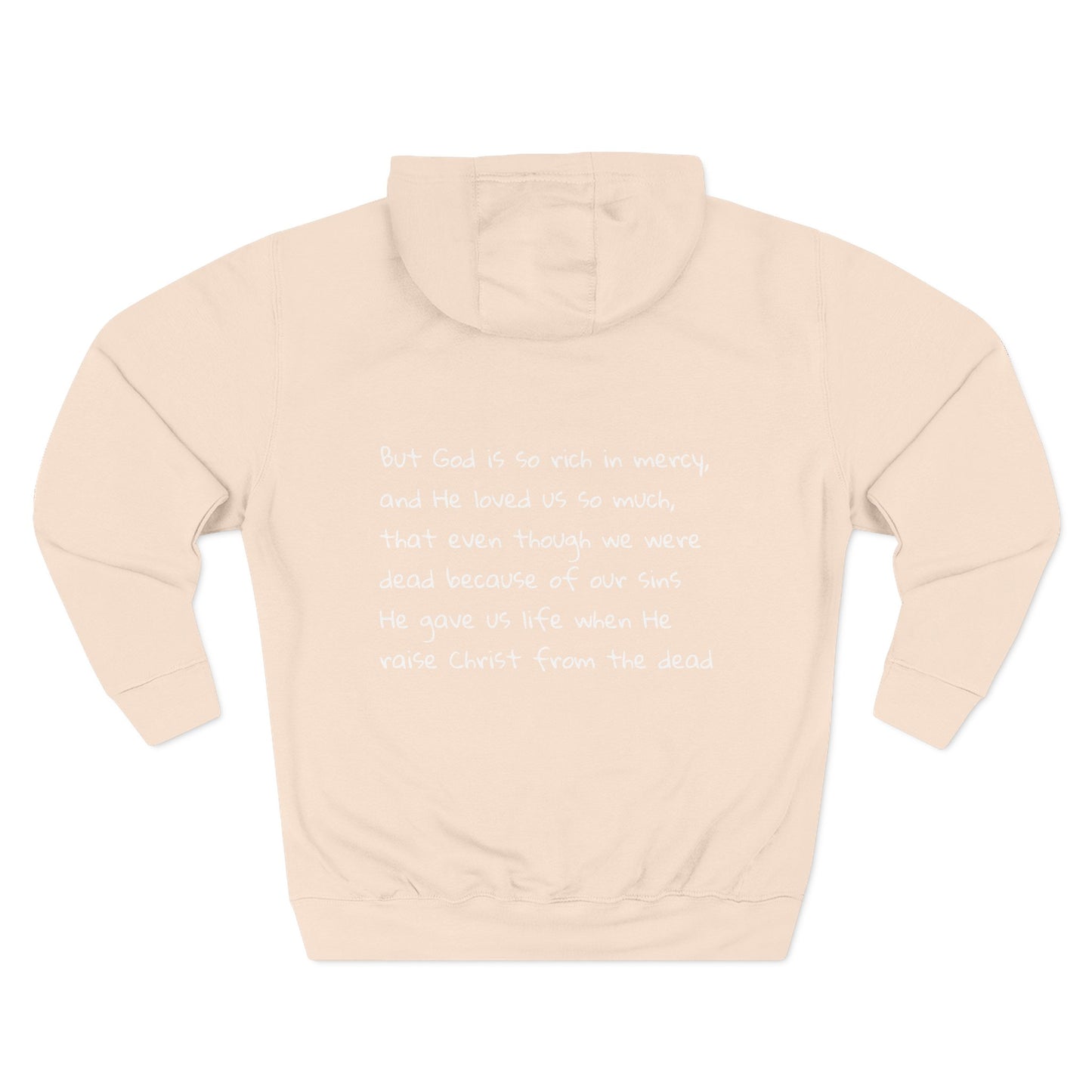 Gospel-Inspired Three-Panel Fleece Hoodie