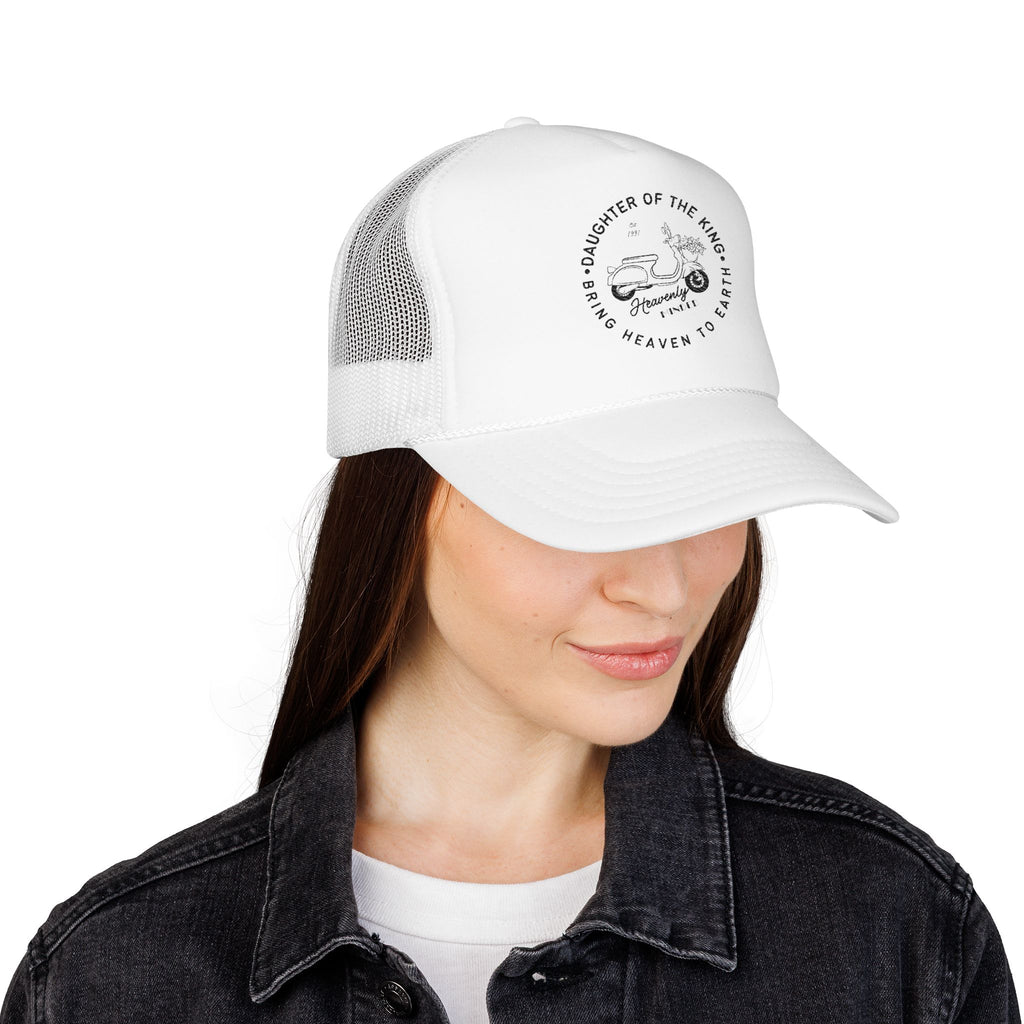 Daughter of the King Embroidered Foam Trucker Hat