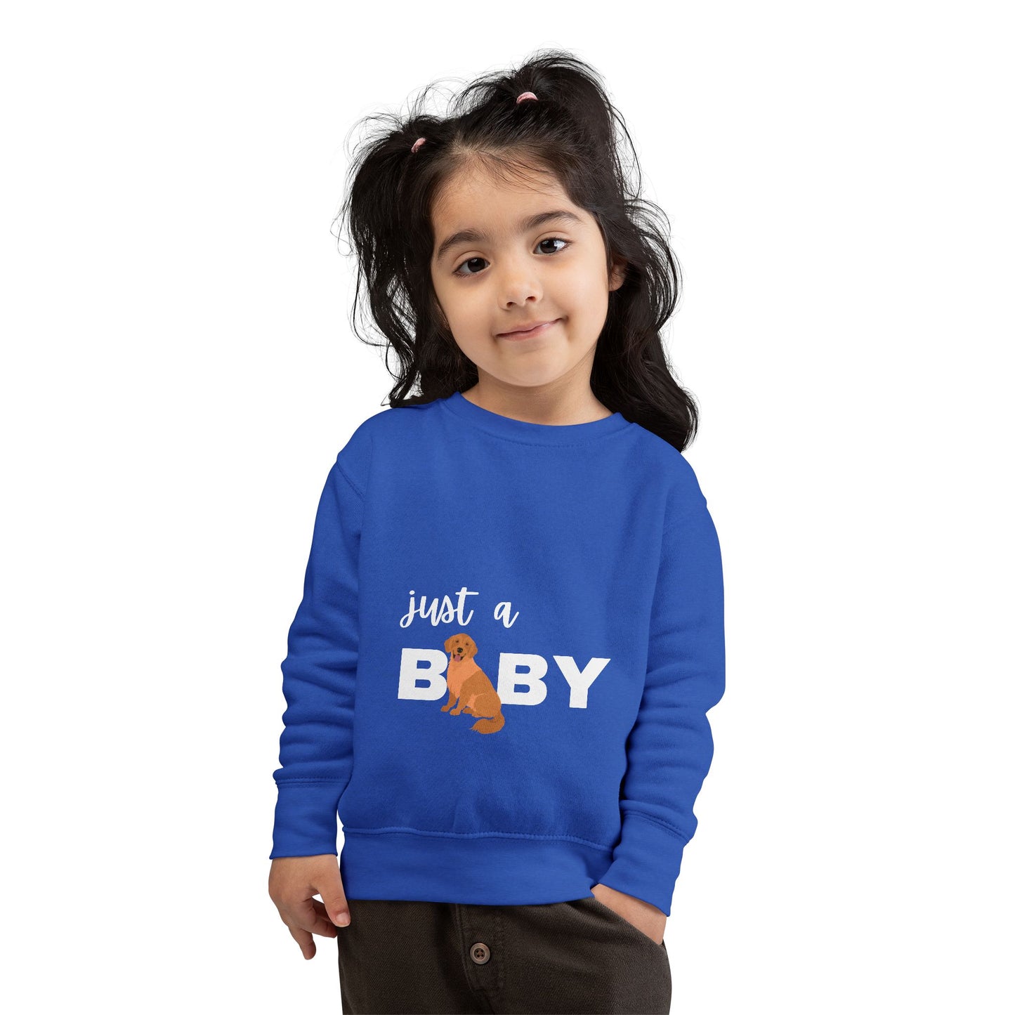 Just a Baby Golden Toddler Sweatshirt