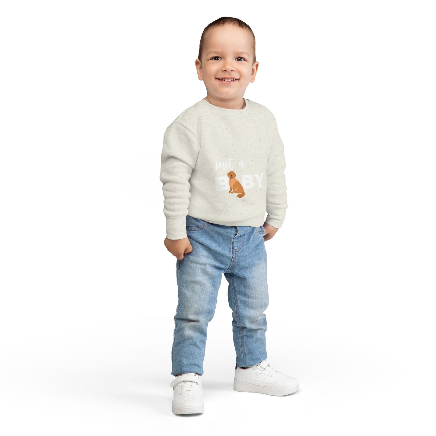 Just a Baby Golden Toddler Sweatshirt