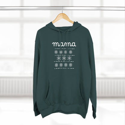 Christmas Mama Three-Panel Fleece Hoodie