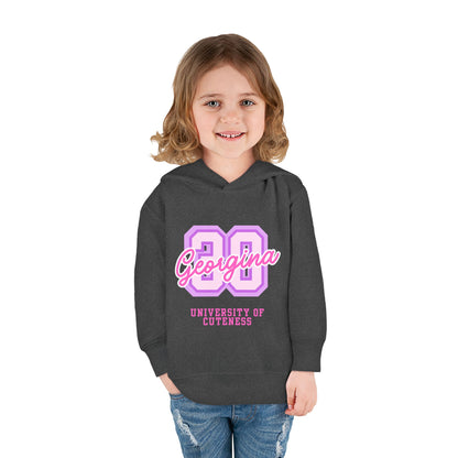 University of Cuteness Toddler Pullover Fleece Hoodie, Cute Kids Hoodie, Personalized Baby Sweatshirt, Toddler Gift, Cozy Kids Clothing