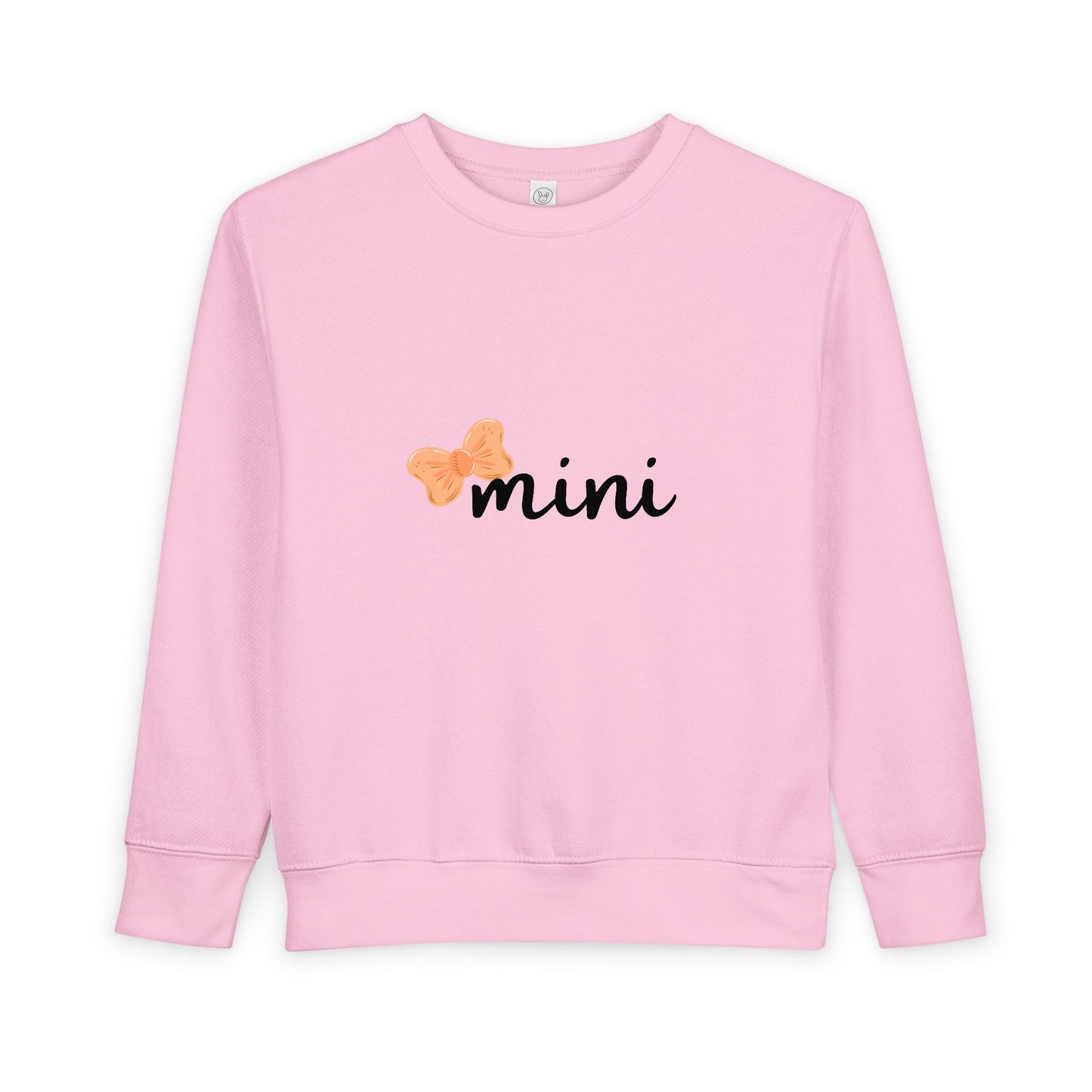 Pumpkin Bow Mini Toddler Matching Mama Sweatshirt