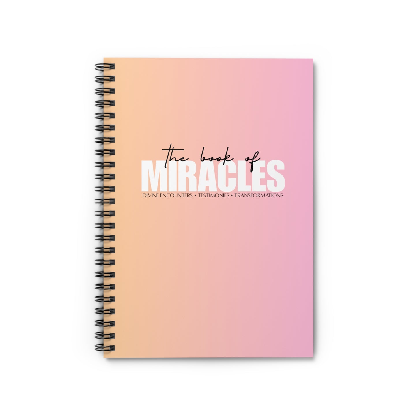 The Book of Miracles - Journal and Notebook