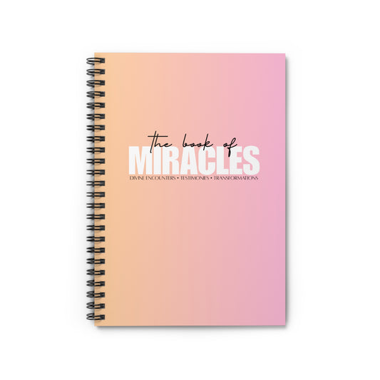 The Book of Miracles - Journal and Notebook