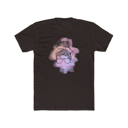 Messy Bun Mom Life Stylish Graphic Tee