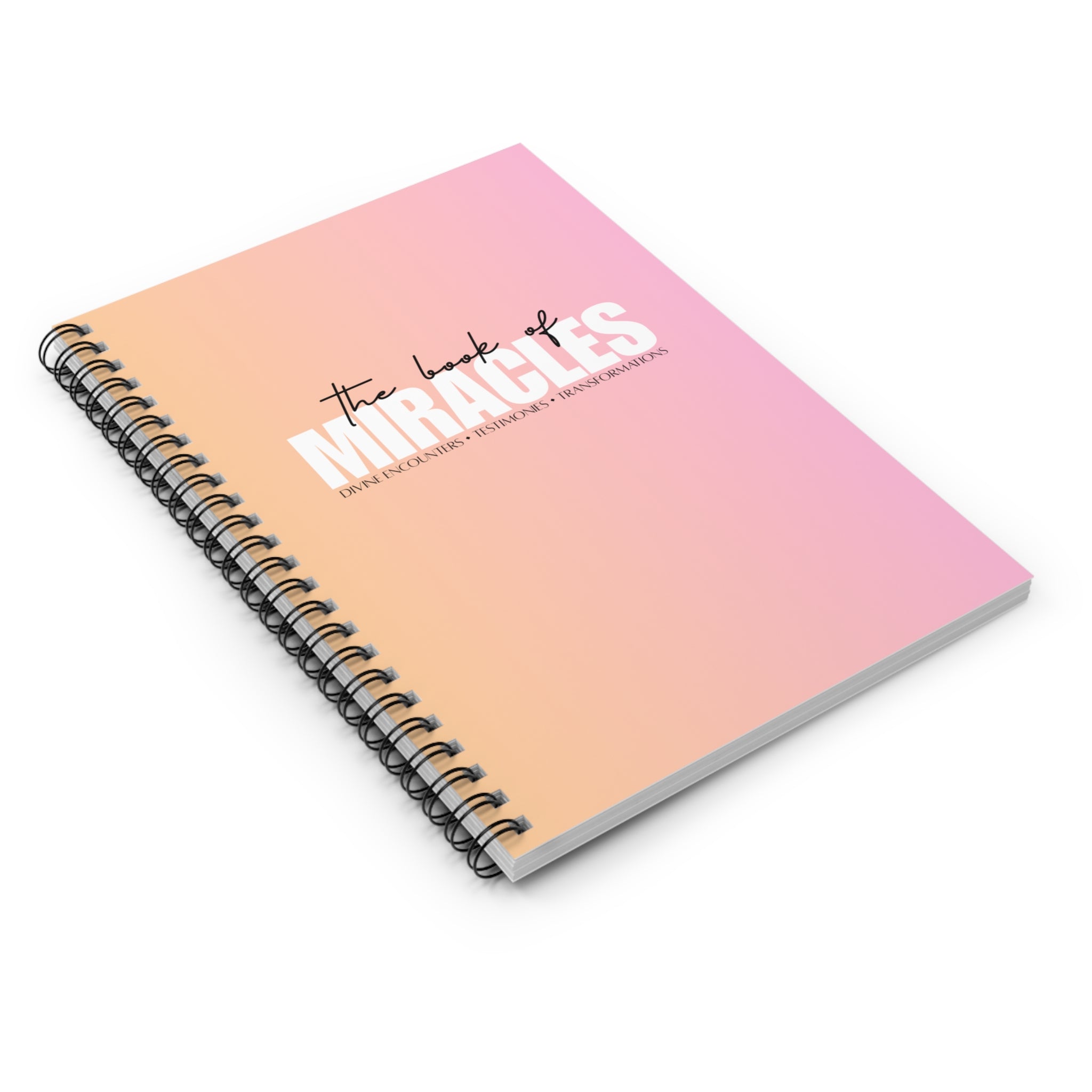 The Book of Miracles - Journal and Notebook