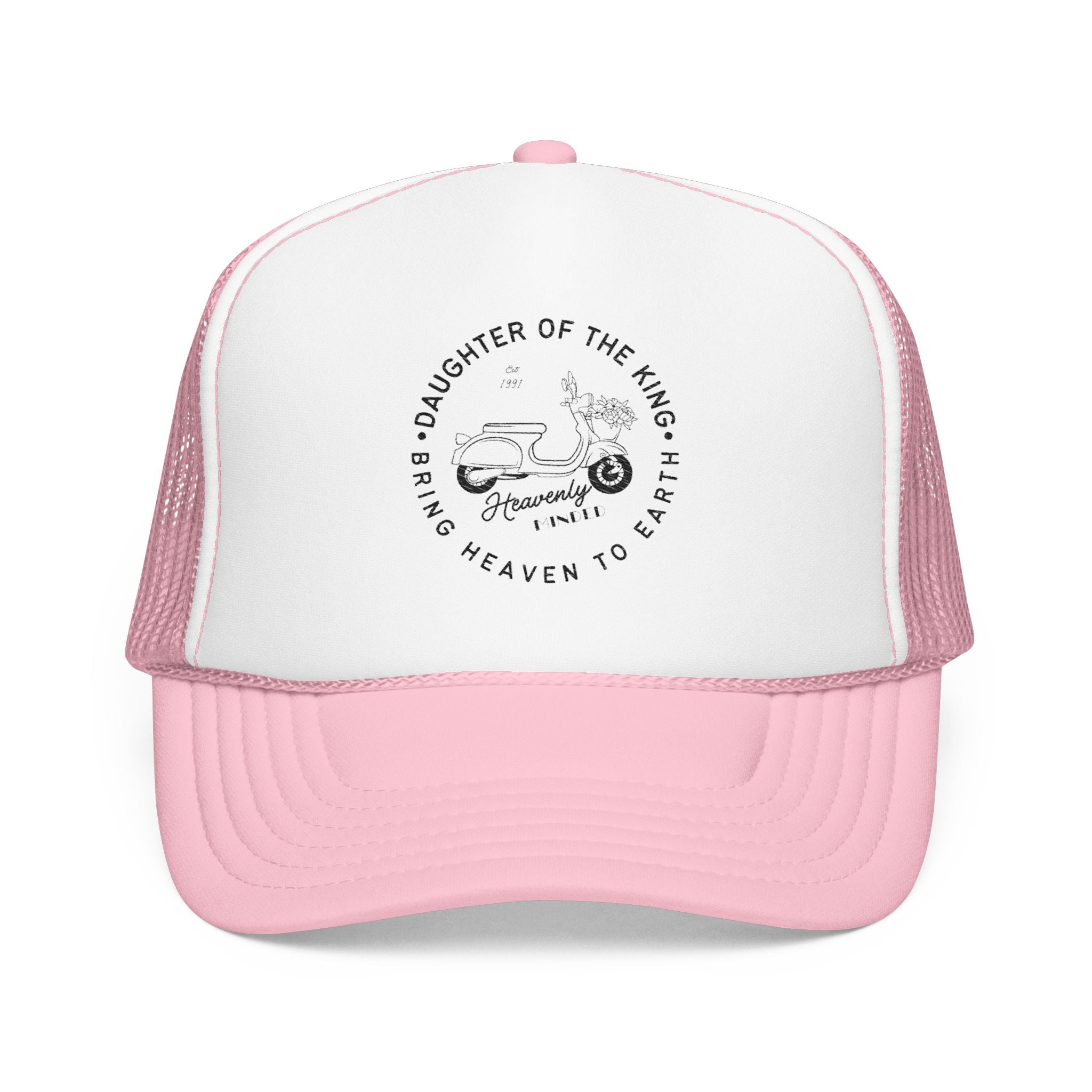 Daughter of the King Embroidered Foam Trucker Hat