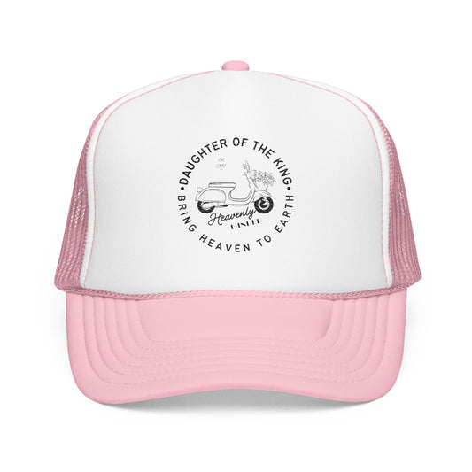 Daughter of the King Embroidered Foam Trucker Hat
