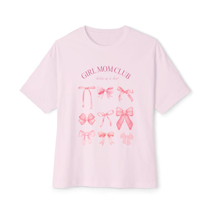 Girl Mom Club Graphic Unisex Oversized Tee