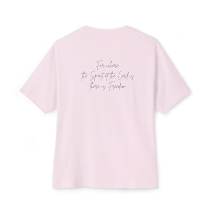 Spirit Filled Mama Tee — Oversized Boxy Women's Christian Shirt