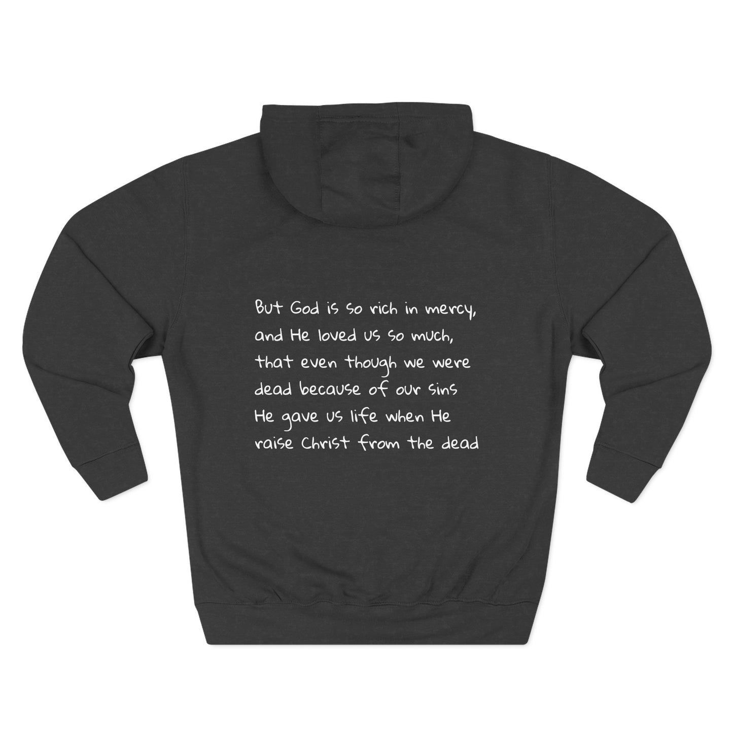 Gospel-Inspired Three-Panel Fleece Hoodie