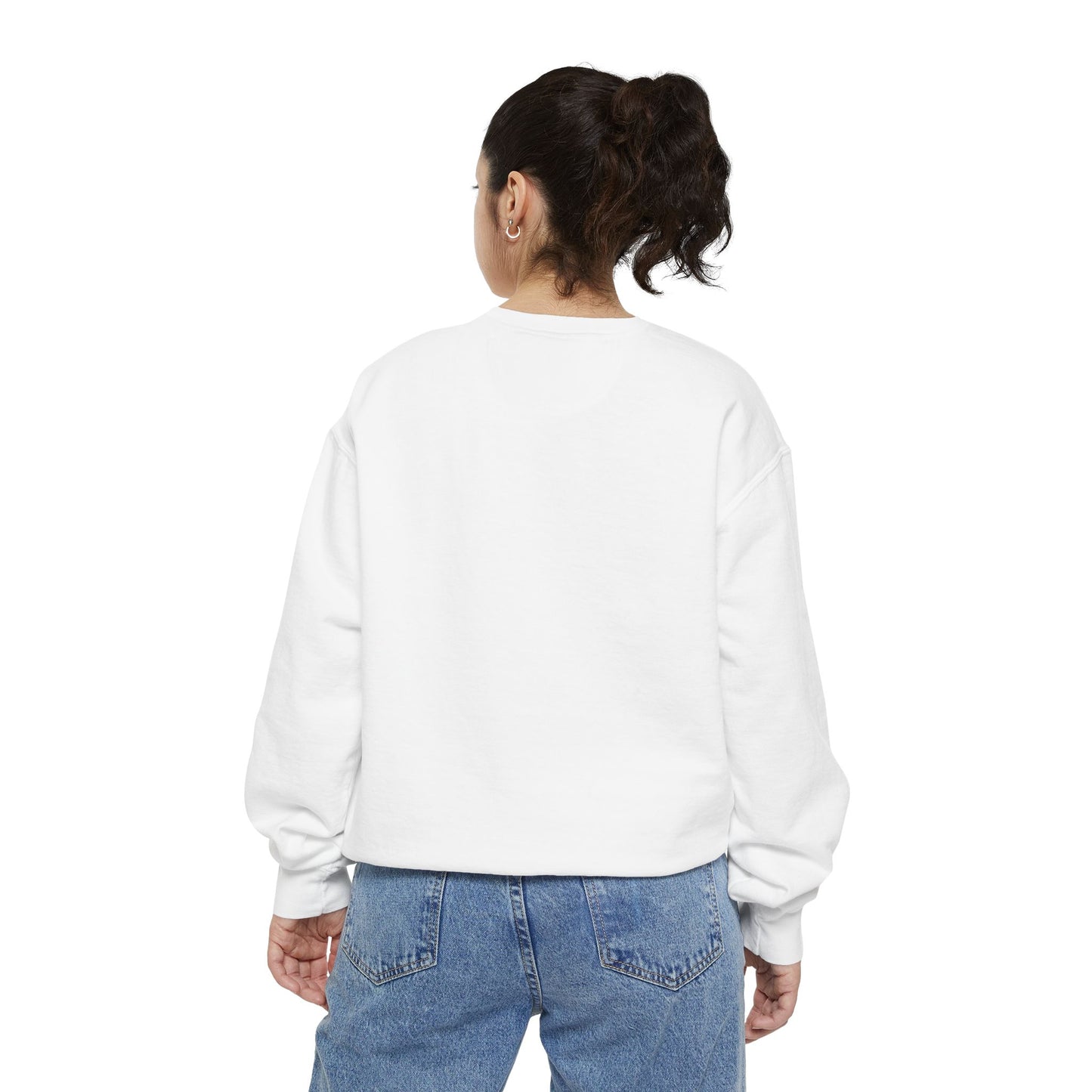 Sandler Chic and Saved By Grace Sweatshirt – Minimalist 'sandler chic + saved by grace' Christian Crewneck