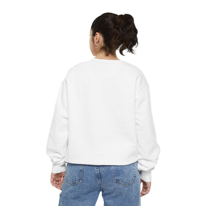 Sandler Chic and Saved By Grace Sweatshirt – Minimalist 'sandler chic + saved by grace' Christian Crewneck