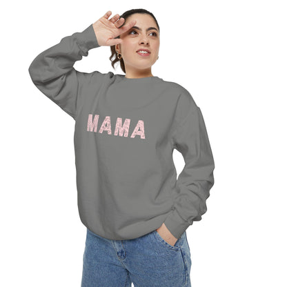 Mama Floral Sweatshirt — Cozy Mom Pullover for Mother’s Day & Everyday