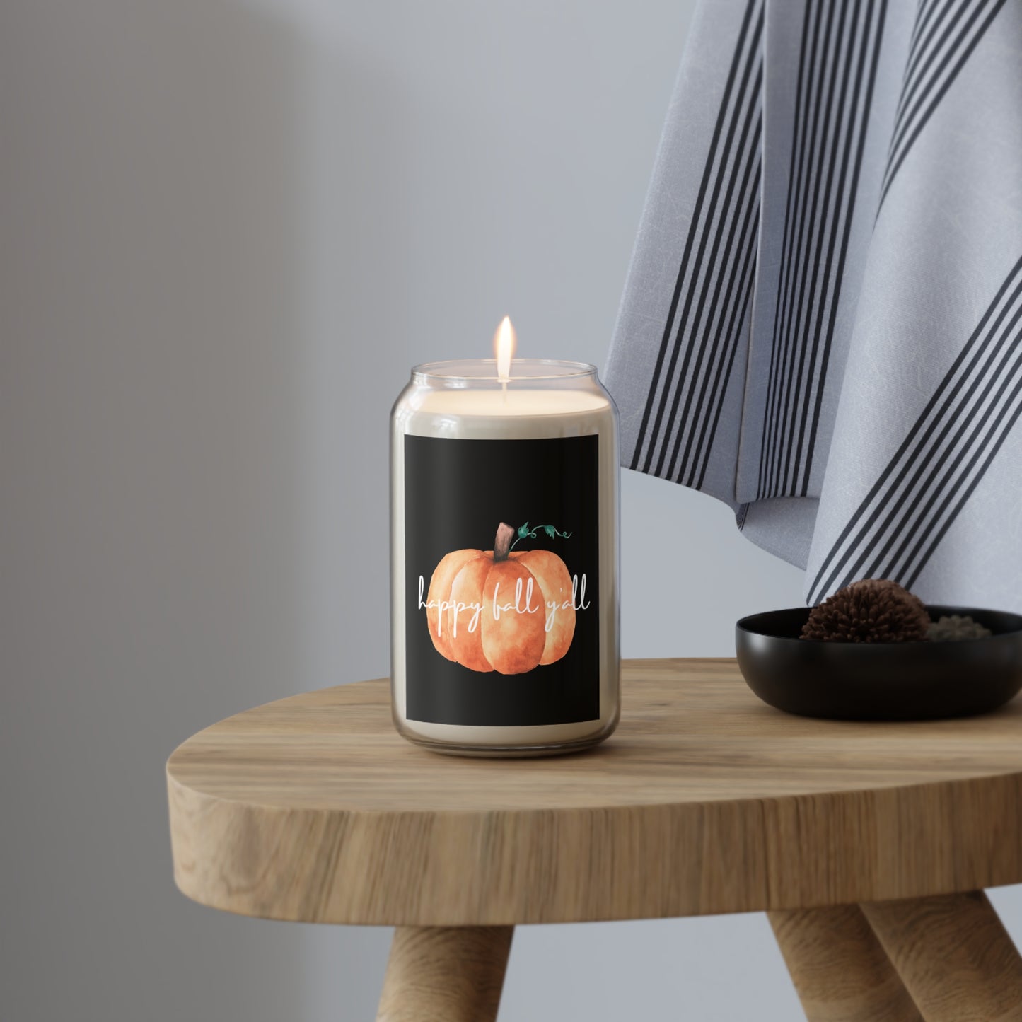 Autumn Pumpkin Scented Soy Candle