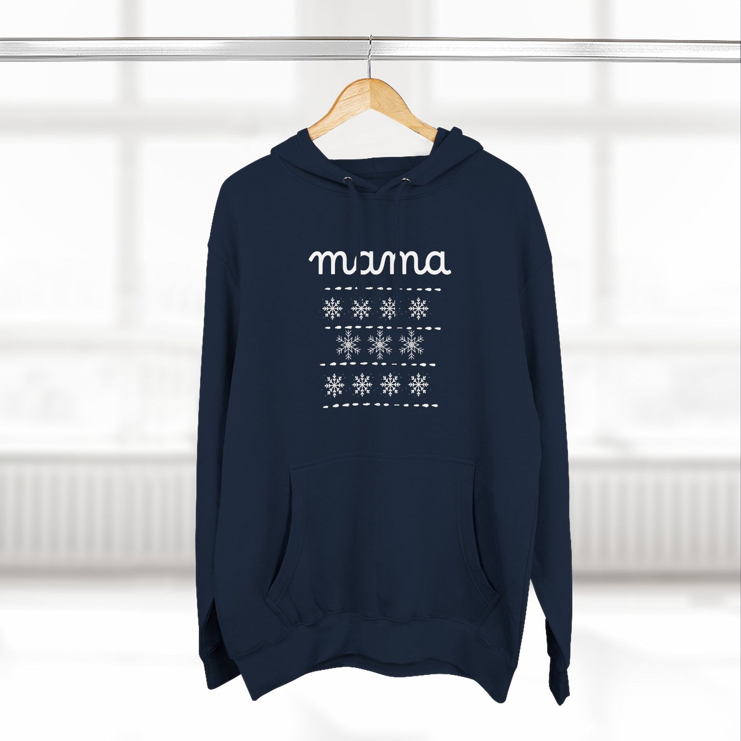 Christmas Mama Three-Panel Fleece Hoodie