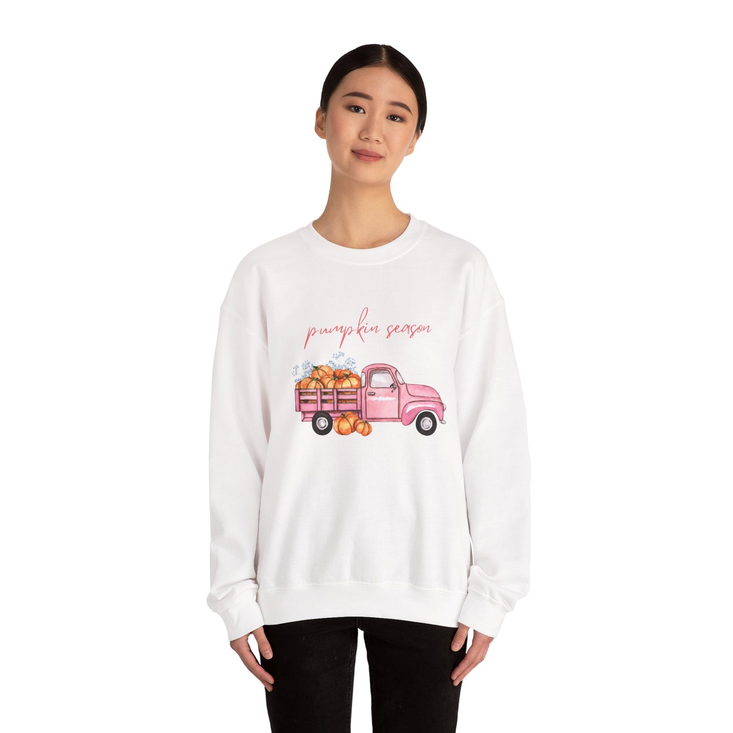 Pumpkin Season Vintage Truck Sweatshirt