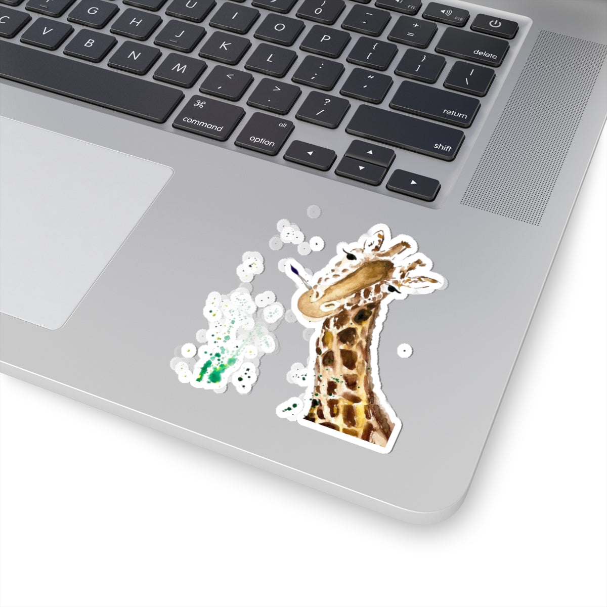 Watercolor Giraffe Kiss-Cut Stickers