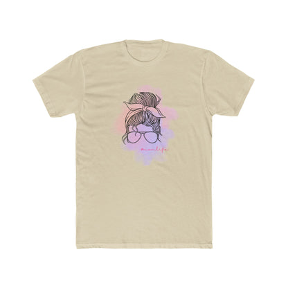 Messy Bun Mom Life Stylish Graphic Tee