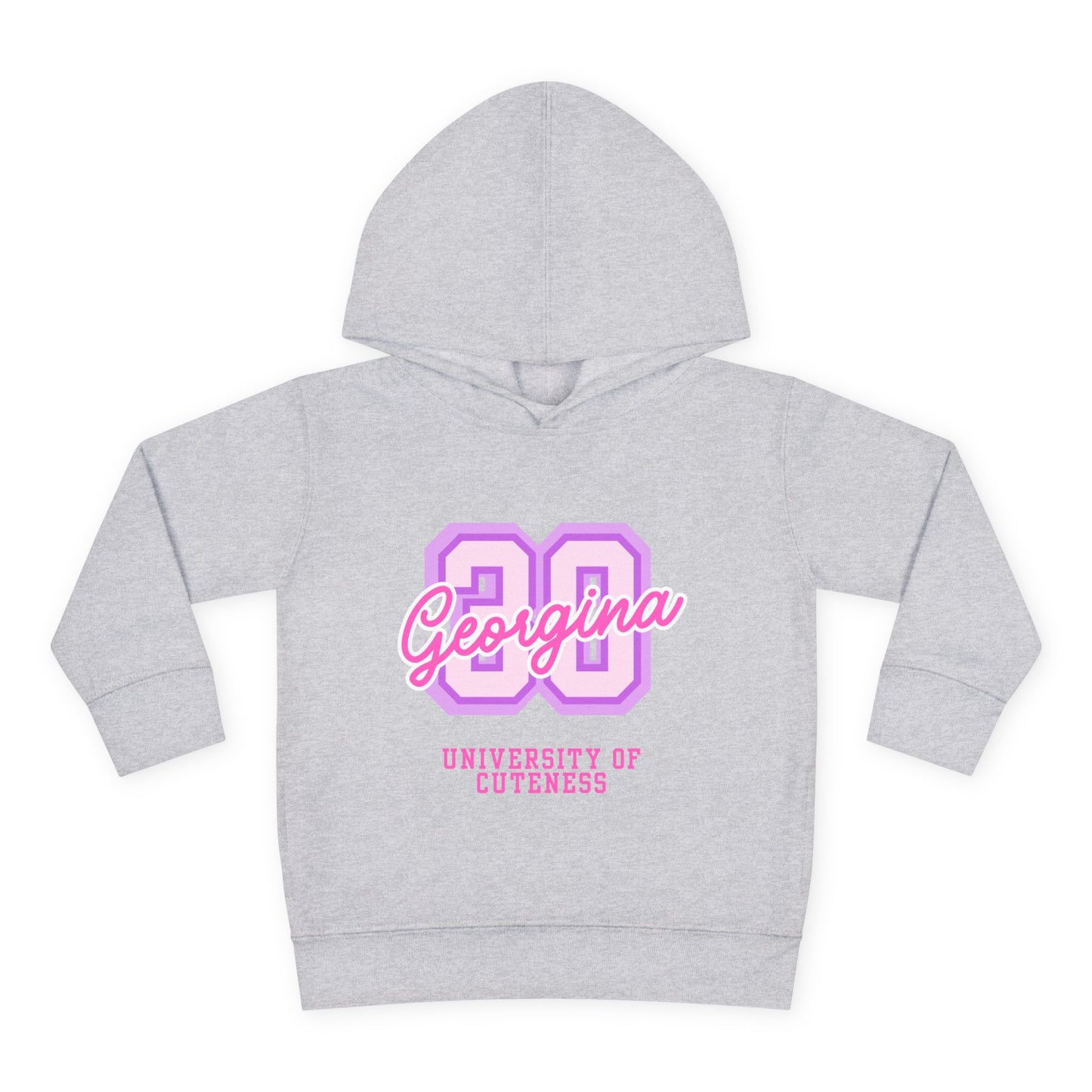 University of Cuteness Toddler Pullover Fleece Hoodie, Cute Kids Hoodie, Personalized Baby Sweatshirt, Toddler Gift, Cozy Kids Clothing