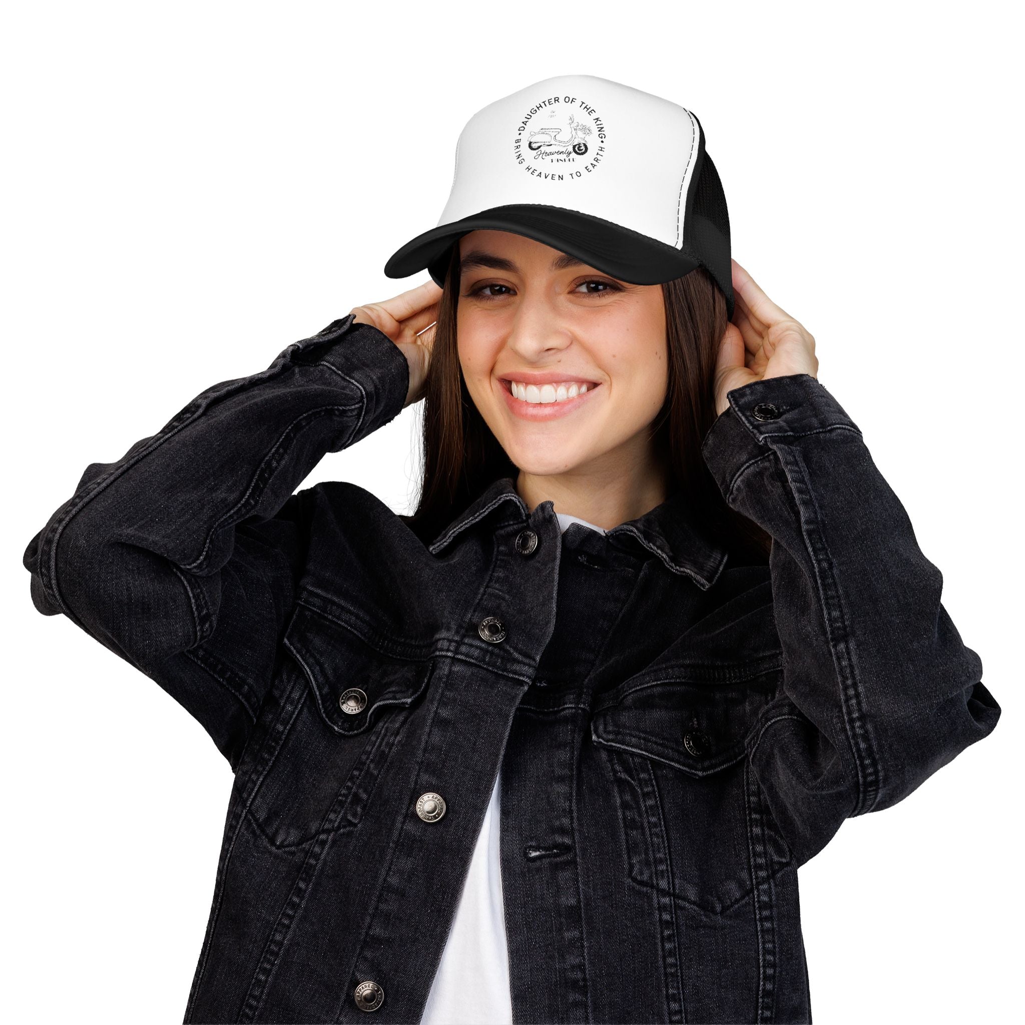Daughter of the King Embroidered Foam Trucker Hat