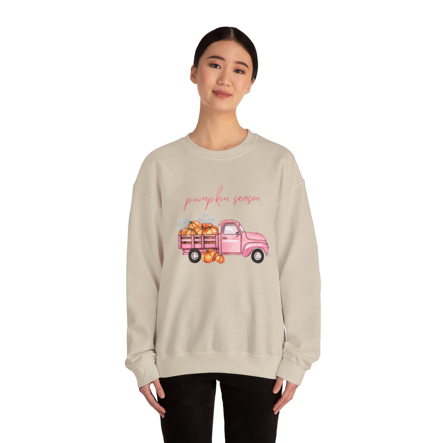 Pumpkin Season Vintage Truck Sweatshirt