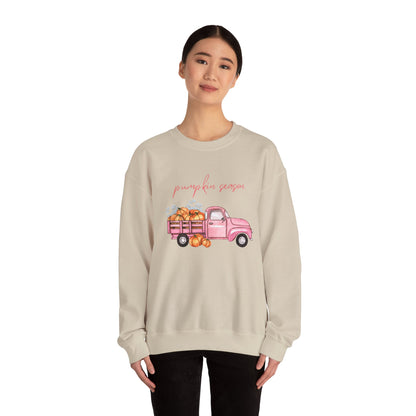 Pumpkin Season Vintage Truck Sweatshirt