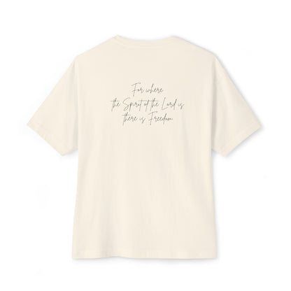 Spirit Filled Mama Tee — Oversized Boxy Women's Christian Shirt