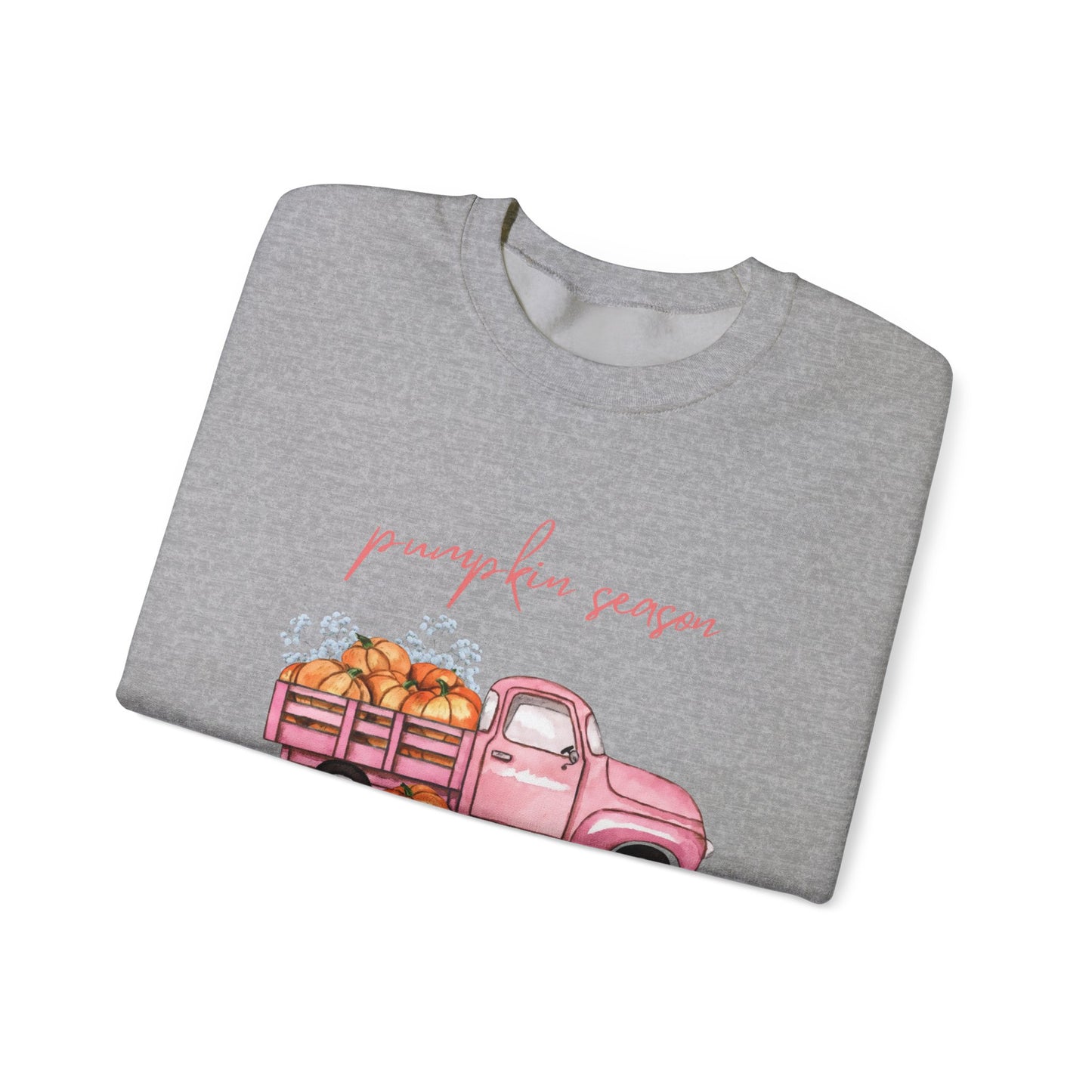 Pumpkin Season Vintage Truck Sweatshirt