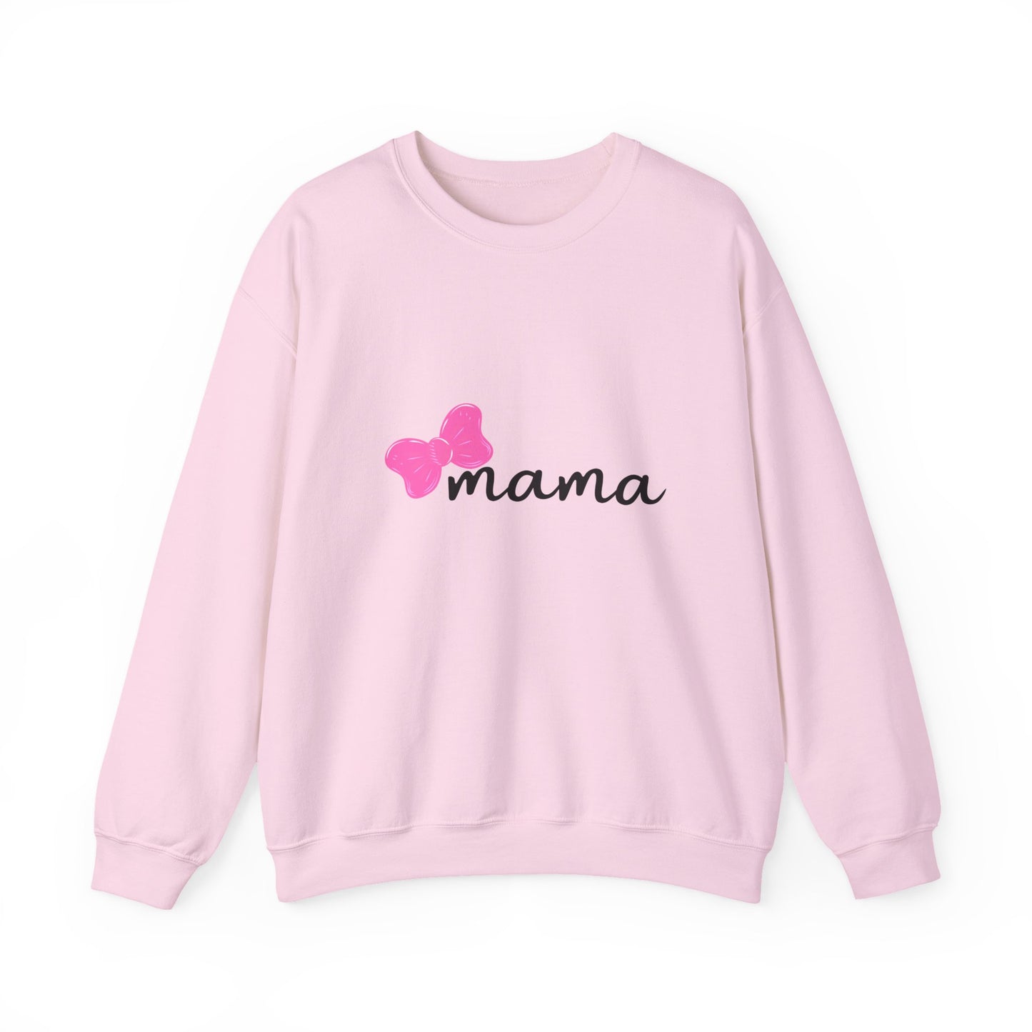 Pink Bow Mama Matching Crewneck Sweatshirt