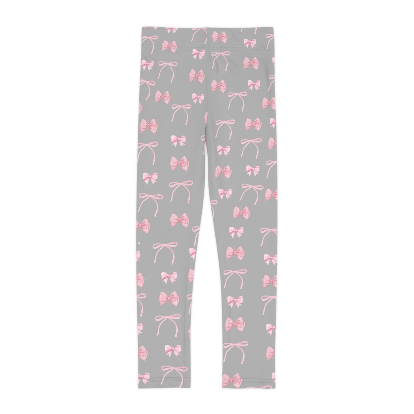 Pink Bows Girly Little Kids Leggings