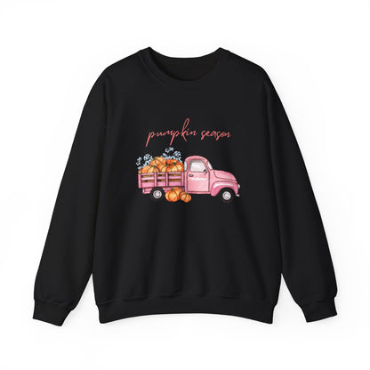 Pumpkin Season Vintage Truck Sweatshirt