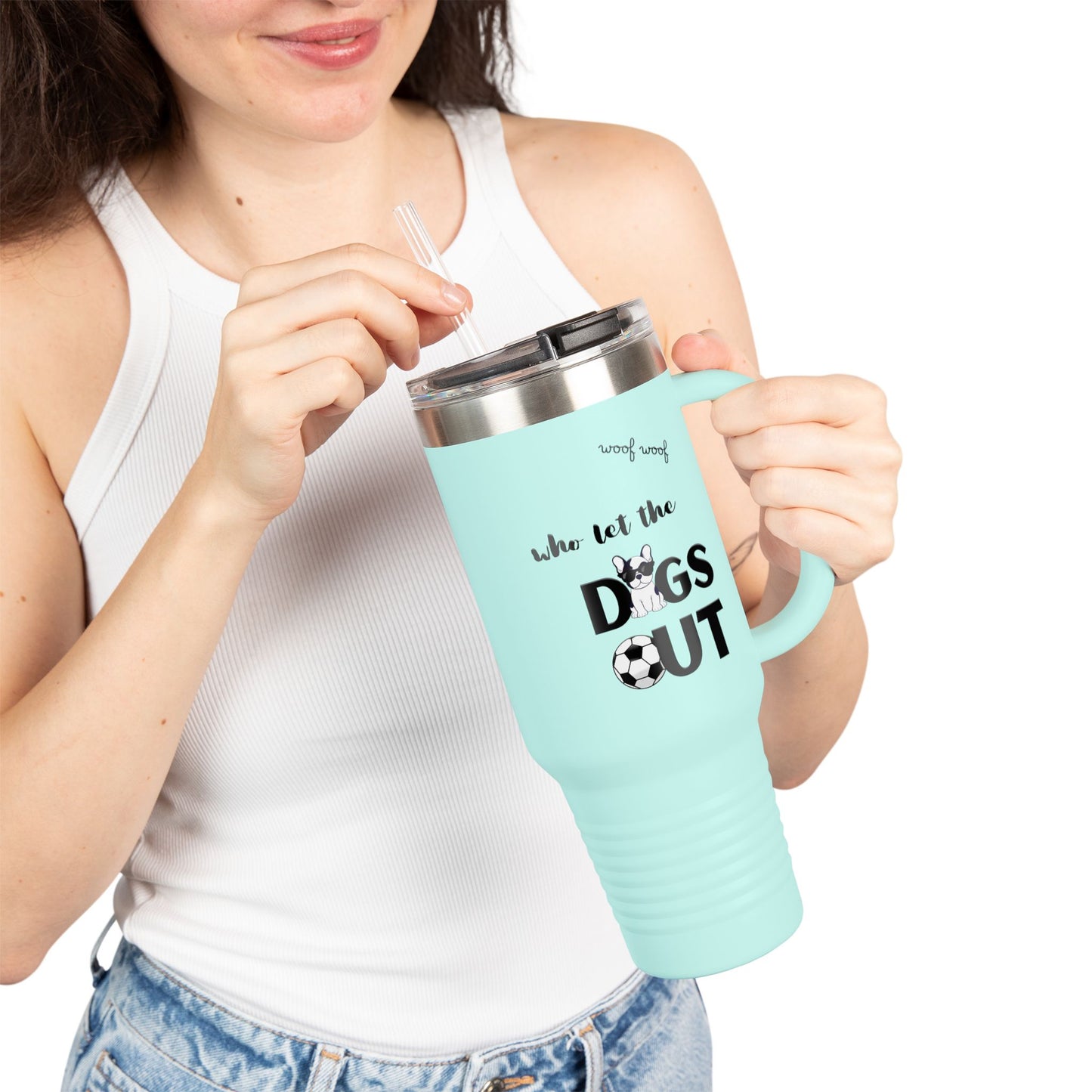 Custom Girls Soccer Tumbler | The Dog Pound Girls Soccer Team