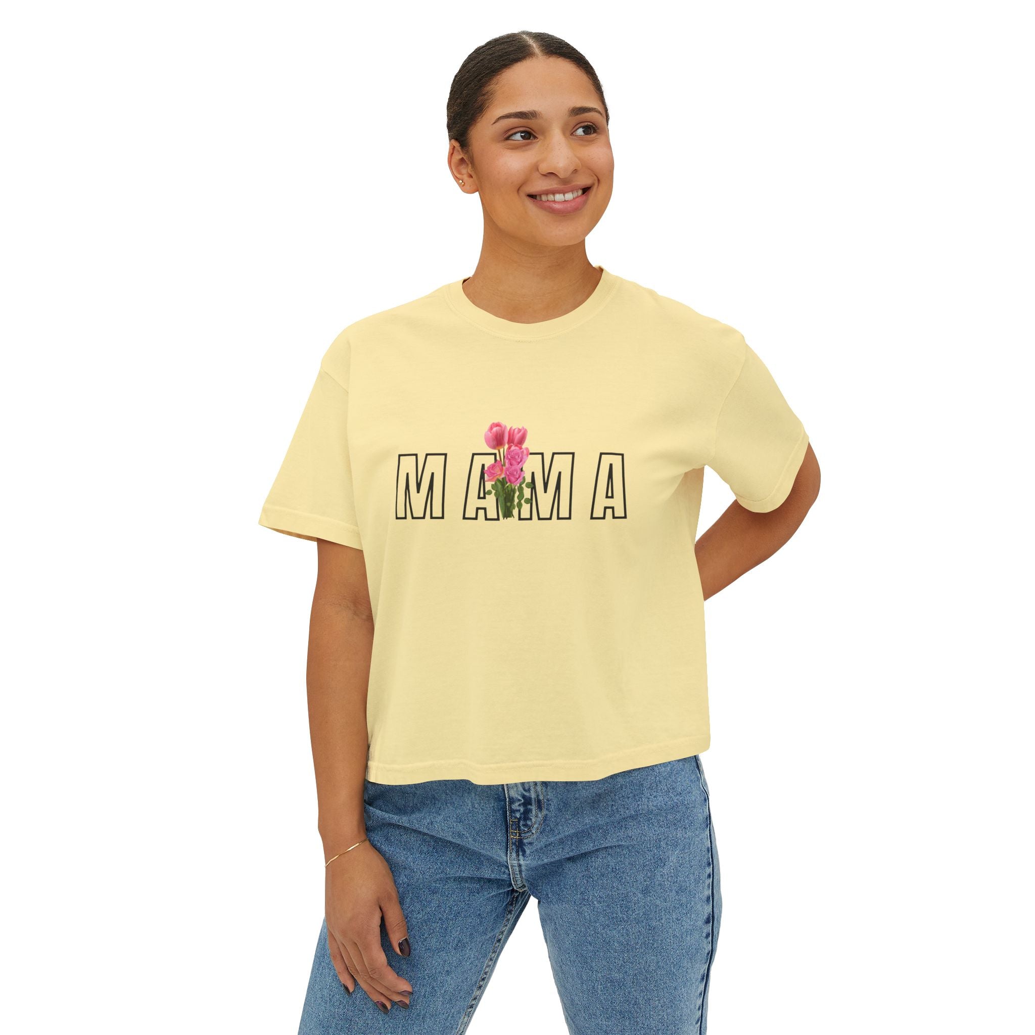 Amy Marie Mama Cropped Tee | Baby Georgi & Me Heritage Collection