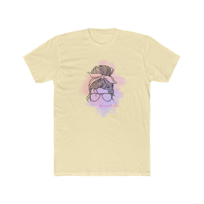 Messy Bun Mom Life Stylish Graphic Tee