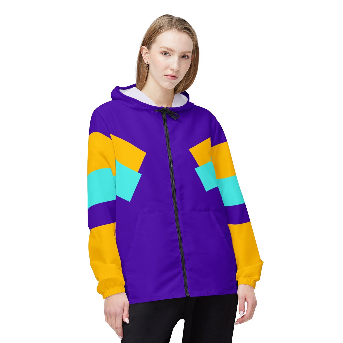 Retro 90s Windbreaker Jacket Without Graphics