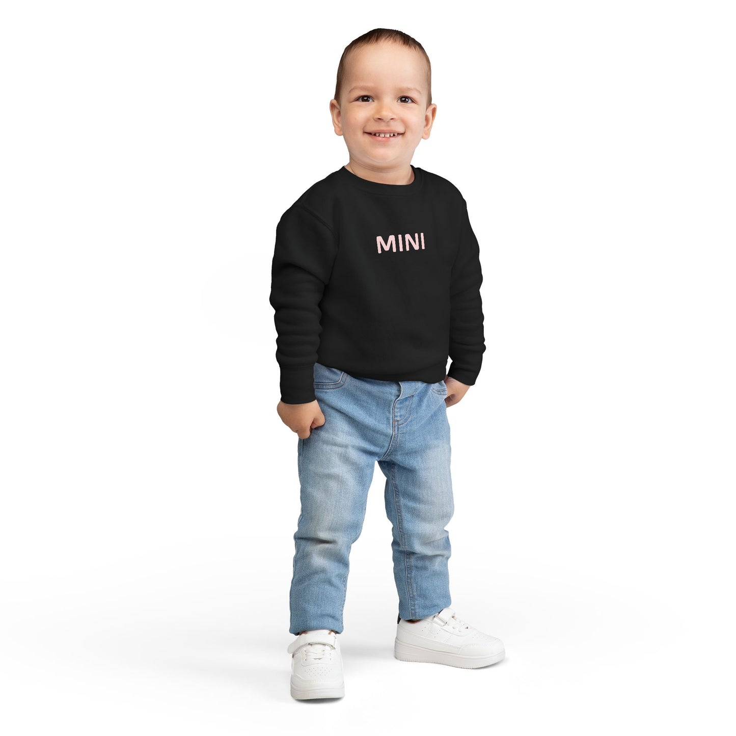 Mini Toddler Sweatshirt — Cozy Neutral Pullover for Little Ones