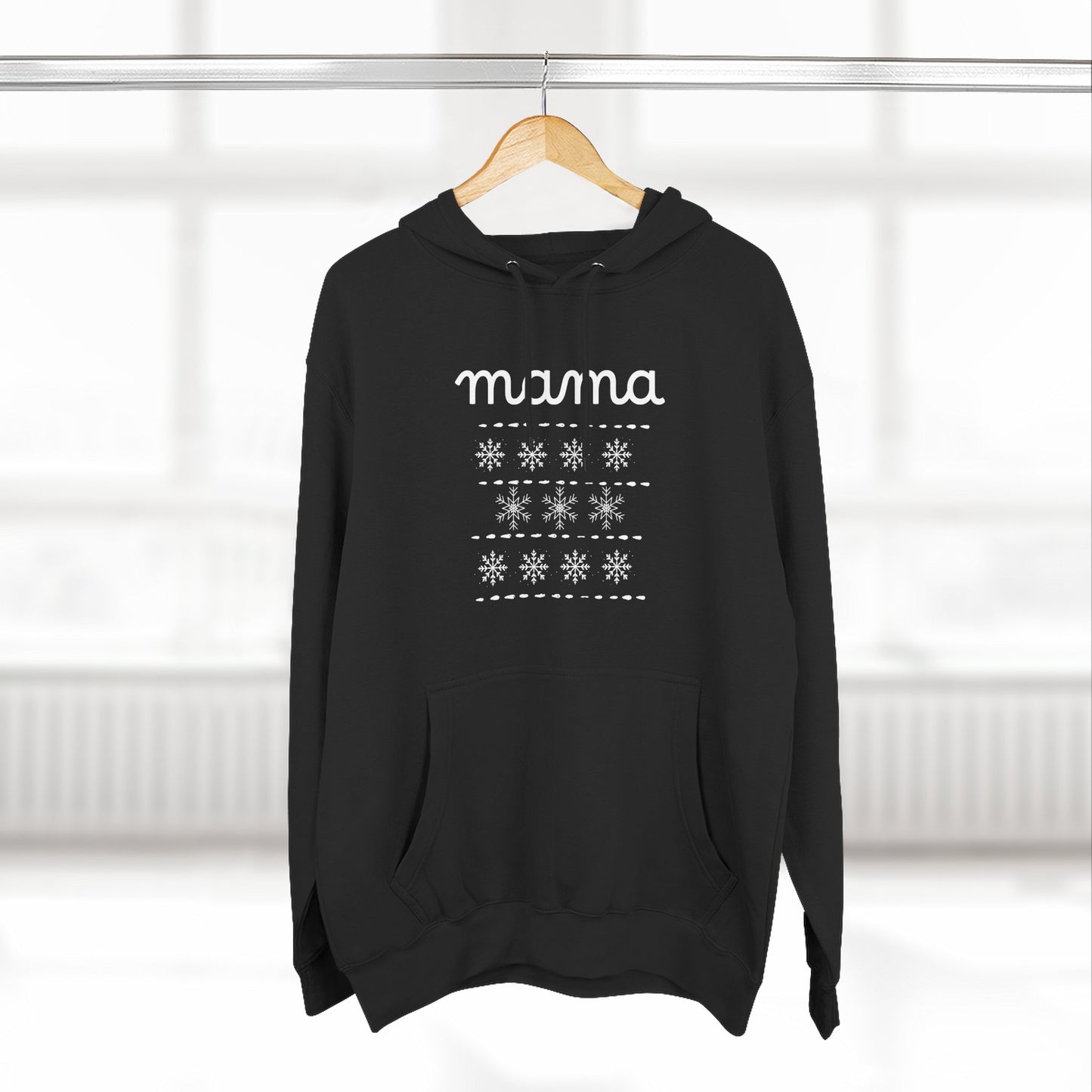 Christmas Mama Three-Panel Fleece Hoodie