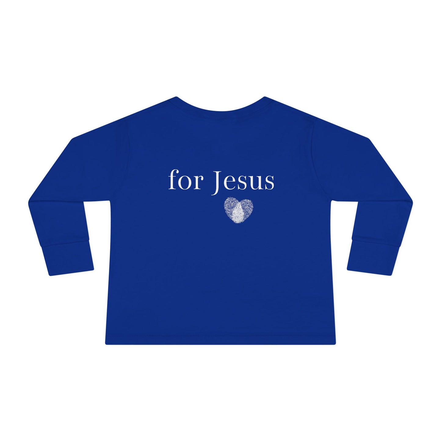 Tiny Warrior for Jesus Toddler Long Sleeve Tee