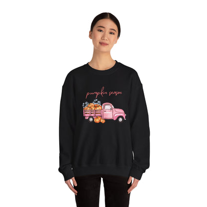 Pumpkin Season Vintage Truck Sweatshirt
