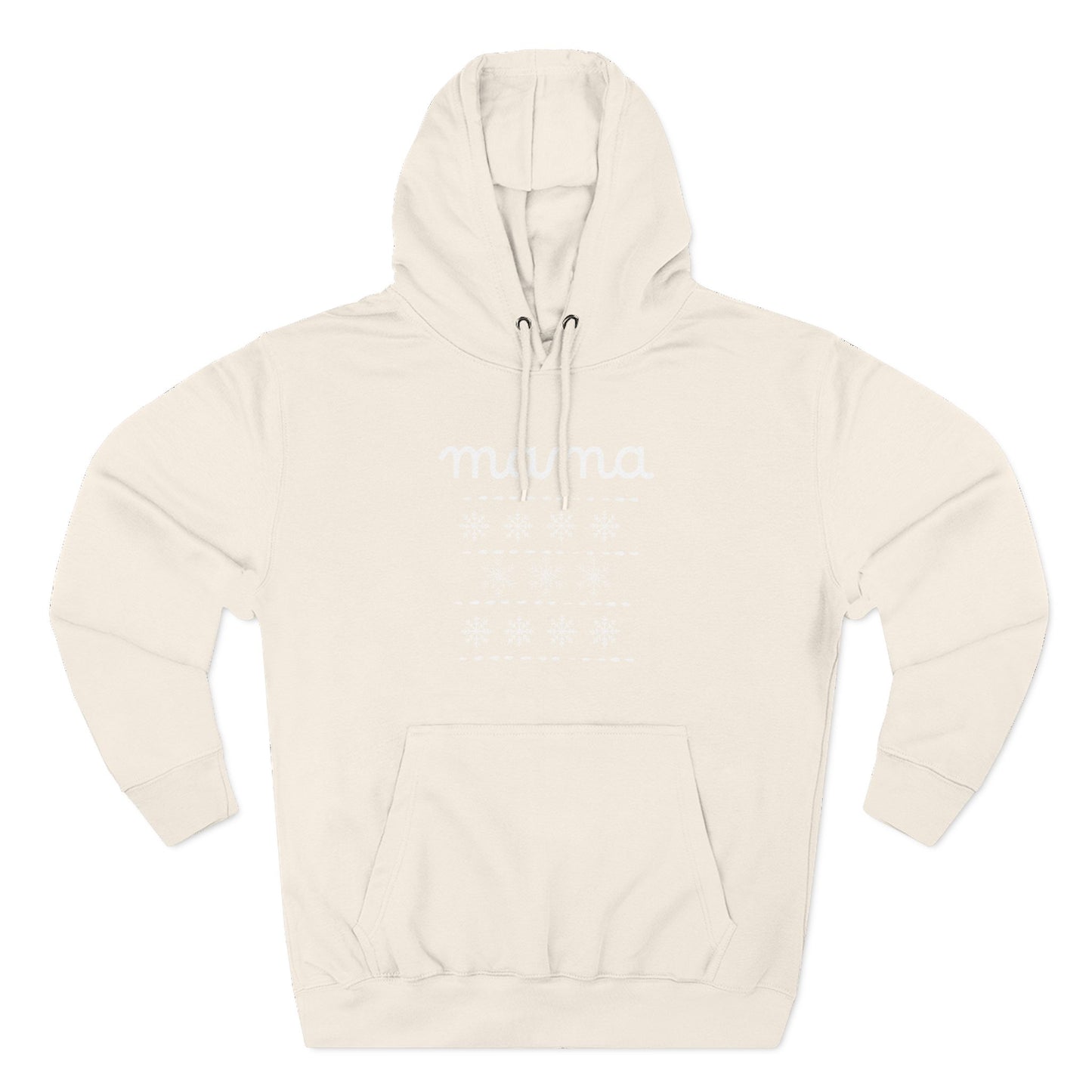 Christmas Mama Three-Panel Fleece Hoodie