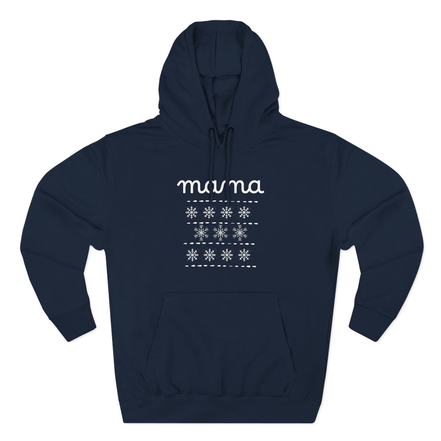 Christmas Mama Three-Panel Fleece Hoodie