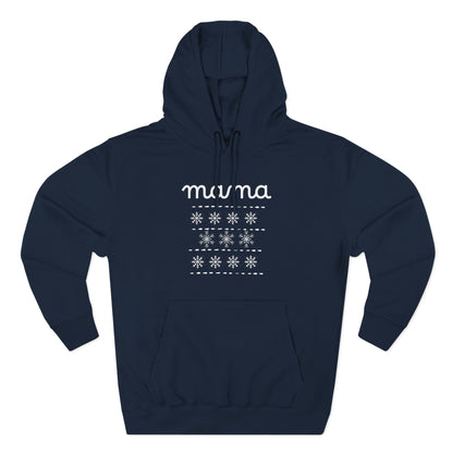 Christmas Mama Three-Panel Fleece Hoodie